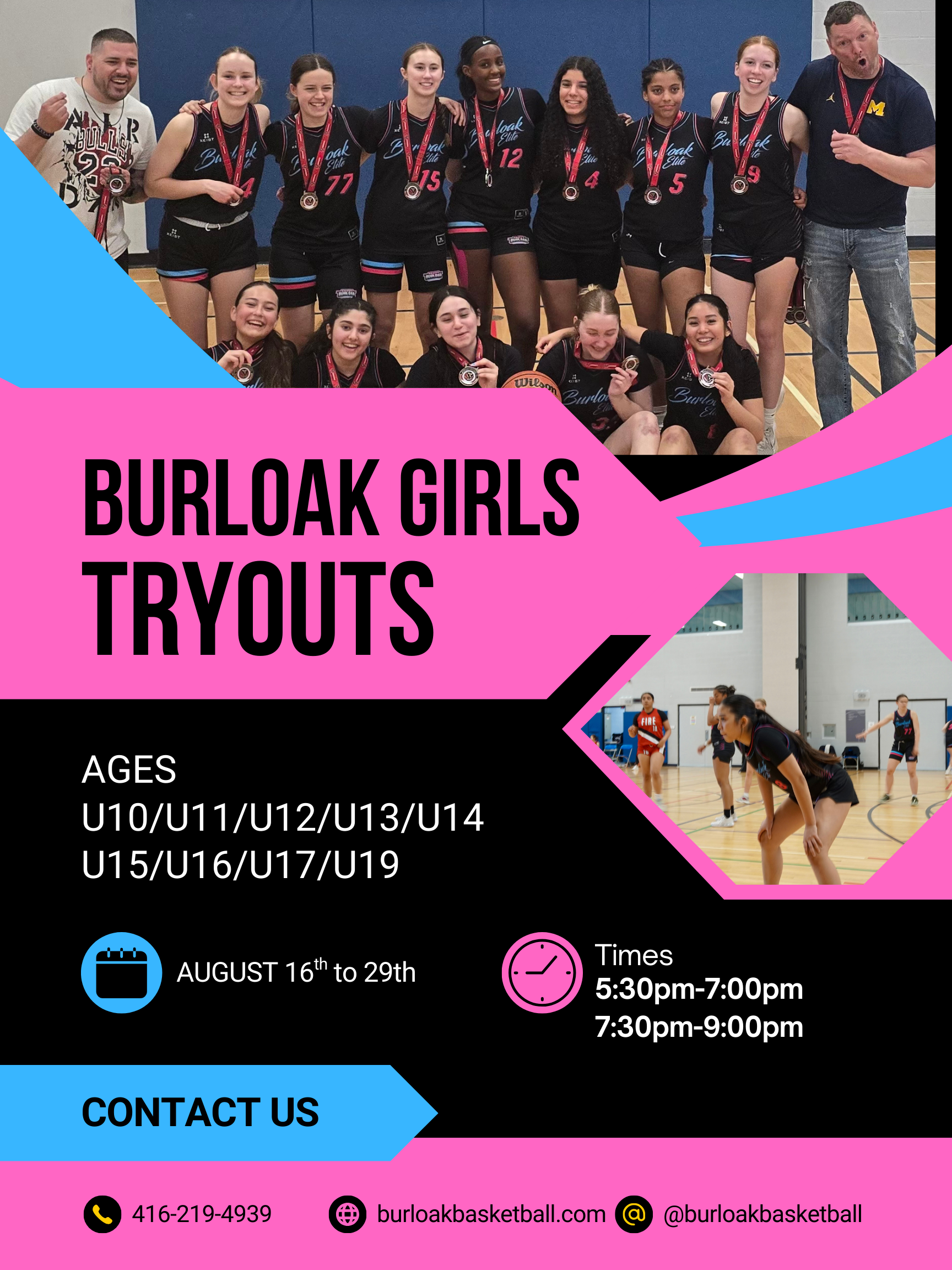 Girls Tryouts 2025/2026 